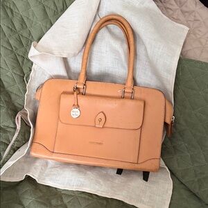Dooney & Bourke Tan Leather Satchel